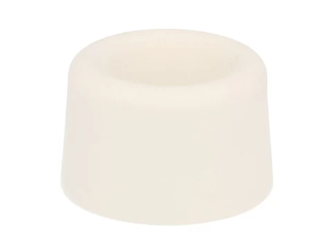 Durų atmušiklis 410, 23 x 23 mm., baltos sp.