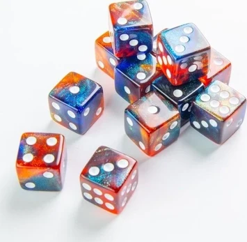 Gamegenic Gamegenic: Galaxy Series - D6 Dice Set (16 mm) - Mars