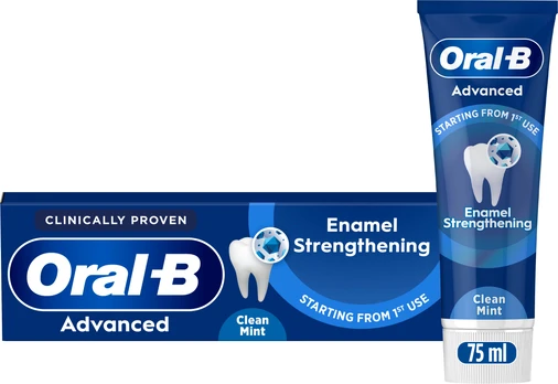 Oral B - Advanced Enamel Strengthening Clean Mint Toothpaste - 75 ml