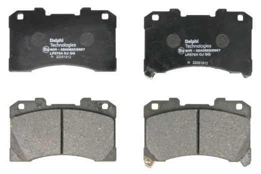 DELPHI LP3724 Brake pad set