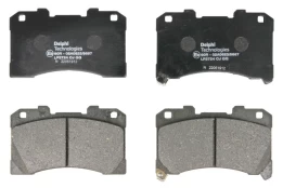 DELPHI LP3724 Brake pad set kaina