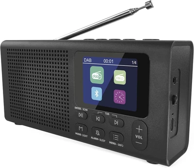 EMOS nešiojamasis skaitmeninis radijas, DAB+/FM, Bluetooth, E0090