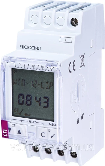 Paros laikmatis ETI, elektroninis, 16 A