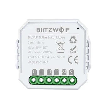 BlitzWolf 1 kanalo 10A Zigbee relė BWSS71