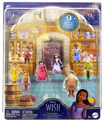 Mattel Disney Wish The Teens Pack Figures 9pcs 5cm