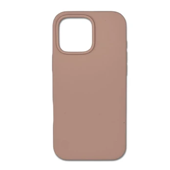 Riff Slim Soft Silicone Soft Back Cover Case for Apple iPhone 16 Pro Powder pink