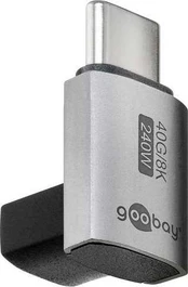 Goobay 74444 USB-C Adapter Vertical 90° Short, USB4