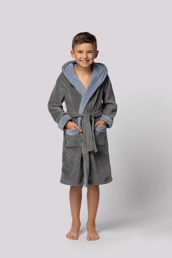 Vaikiškas chalatas ENVIE Delfino (Blue/Grey)