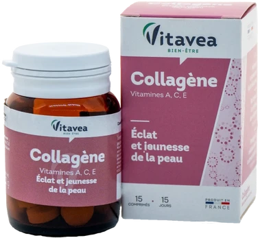 VITAVEA Elastinga ir švytinti oda, 30 tablečių