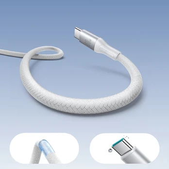 USB kabelis Joyroom S-A28 USB-C to USB-C 60W 2.0m baltas