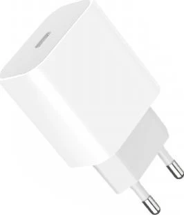 Įkroviklis Denmen DC06, USB-C, balta, 20 W