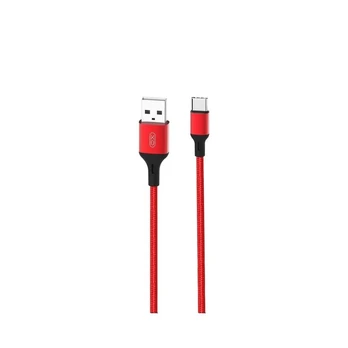 XO laidas NB143 USB - USB-C 2,0 m 2,4A raudonas