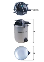 Degalų filtras KNECHT KL909