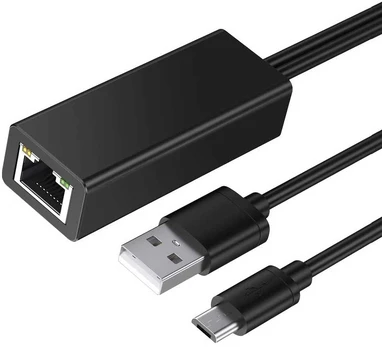 Spacetronik Adapteris Micro USB na gniazdo RJ45 SPU-A03