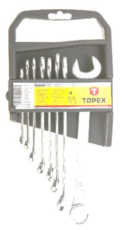 Kombinuoti Raktai TOPEX 6-19 mm (8 vnt.)