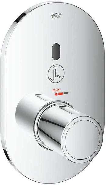 Grohe Eurosmart Cosmo E potinkinis dušo maišytuvas su sensorika. chromas