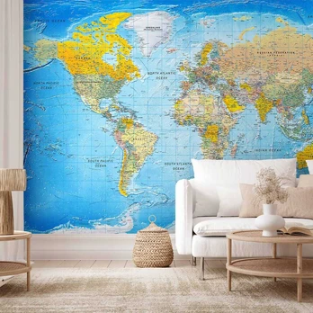 Artgeist Fototapetas - World Classic Map