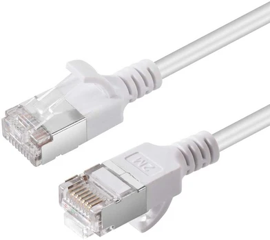 MicroConnect CAT6A U-FTP Slim, LSZH, 0.15m