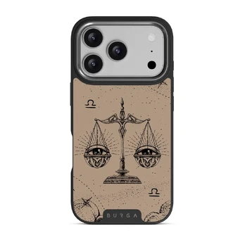 Libra - iPhone 17 Pro Case, Elite Dark (MagSafe) / Gunmetal / Beige