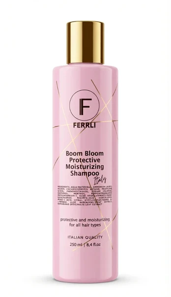 Ferrli Boom Bloom drėkinamasis apsauginis šampūnas