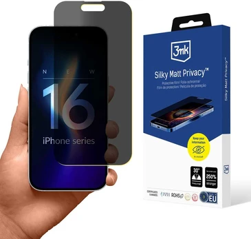 Apple iPhone 16 Pro Max - 3mk Silky Matt Privacy