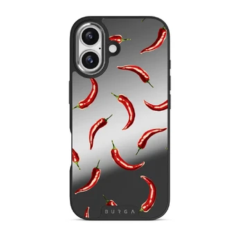 Hot Chilli - iPhone 17 Case, Elite Mirror Dark (MagSafe) / Silver