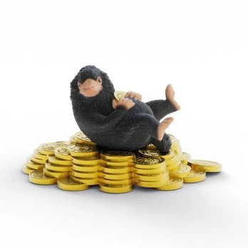 Schleich Niffler with auksinis