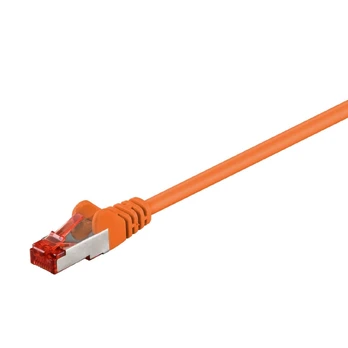 Goobay Patchcord, CAT6, S/FTP, 1m, oranžinė (95476)