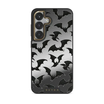 Midnight Visitor - Samsung Galaxy S25 Case, Elite Mirror (Magnetic) / Gold
