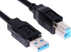USB kabelis PremiumCord USB-A - USB-B 2 m Juodas (ku3ab2bk)