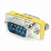 "StarTech.com Slimline Serial DB9 Gender Changer" - M/M, DB-9, DB-9, sidabrinis kaina