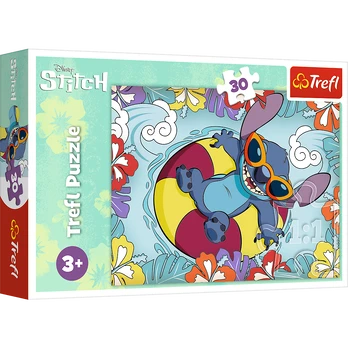 Puzzles 30 elements Lilo and Stitch on vacation