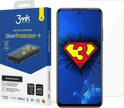 LCD apsauginė plėvelė 3MK Sidabrinis Protection+ Xiaomi Redmi Note 10 5G/Poco M3 Pro 5G