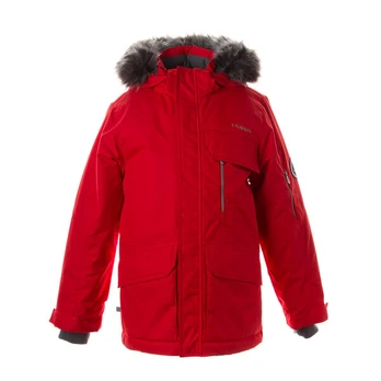 Huppa Berniukų žieminė striukė MARTEN 2, RED, 128 cm