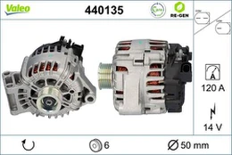 Kintamosios srovės generatorius VALEO 440135
