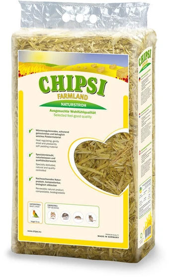 Šienas graužikams Chipsi Farmland 0,8 kg