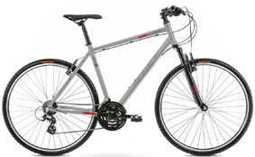 Dviratis Romet Orkan M 2024 graphite-red-21" / XL kaina