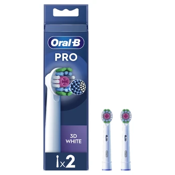 Dantų šepetėlis Oral-B EB18pRX 3D Baltas 2 vnt.