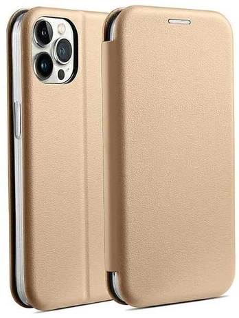 Beline Book Magnetic Apple iPhone 14 Pro 6.1″ Dėklas Gold