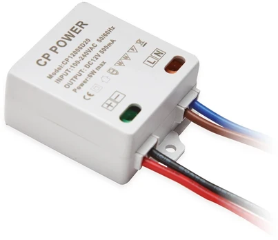 6W LED maitinimo šaltinis, 0,5A 12V