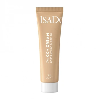 ISADORA THE CC + HYDRATING & SPF30 makiažo pagrindas, 30 ml Light