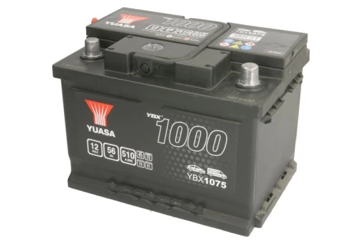 Akumuliatorius YUASA YBX1075 12V 56Ah 510A D+