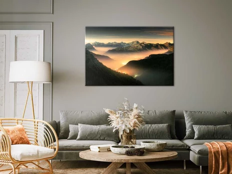 Artgeist Paveikslas - Mountain Breath (1 Part) Wide - Third Variant