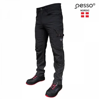 Kelnės Mercury Full Stretch, juoda C60, Pesso