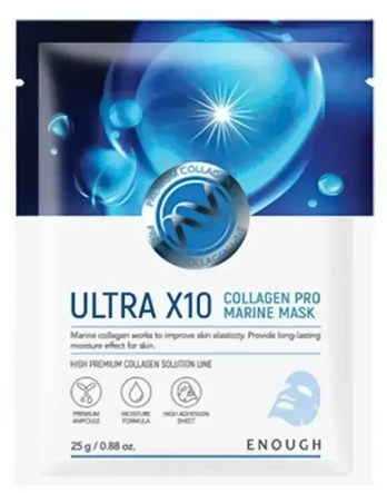 ENOUGH Collagen Ultra X10 Collagen Pro Marine Mask Pack, 1 pc.