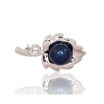 Diamond Sky Jewelry Sidabrinė sagė su perlais „Dewdrop II“