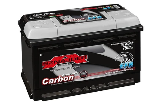 SZNAJDER 58505 CARBON EFB 85Ah 750A (EN) akumuliatorius
