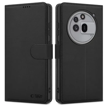 Dėklas TECH-PROTECT WALLET NOTHING PHONE 3A PRO MATTE Juodas