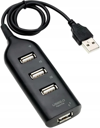 USB 2.0 šakotuvas su 4 prievadais
