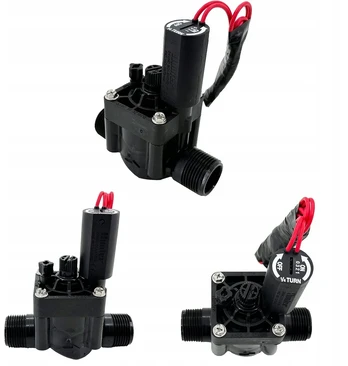 Elektromagnetinis vožtuvas Hunter Pgv 101 1" M-m (gz-gz) su srauto reguliavimu, galingas